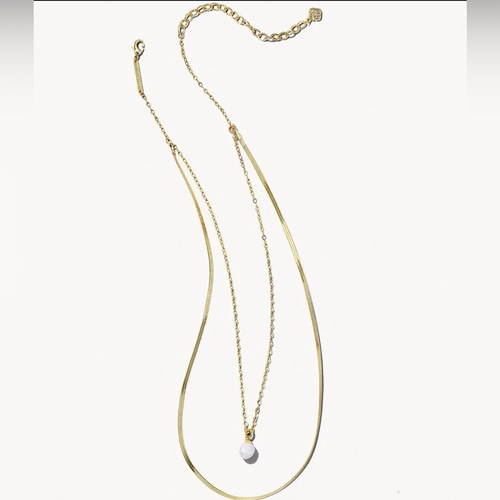 Kendra Scott Gold Lindsay Necklace NWT